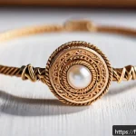 Home 22 수공예 판매 촬영 팁 - A delicate handmade jewelry piece displayed on a clean, neutral background with soft natural morning...